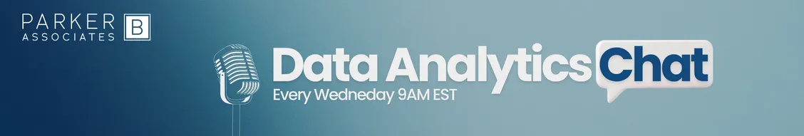 Data Analytics Chat — every Wednesday 9AM EST